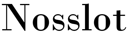 Nosslot